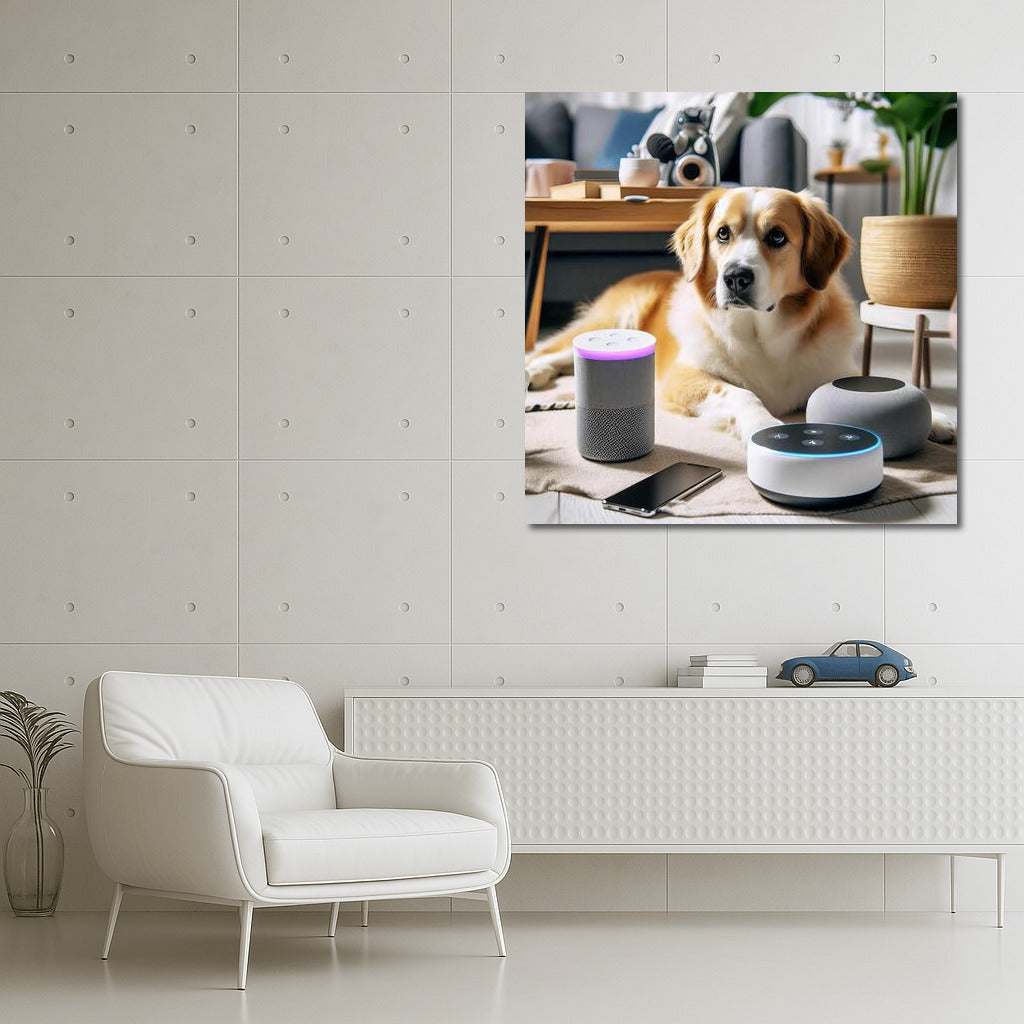 Dog and Gadgets: Cozy Tech House