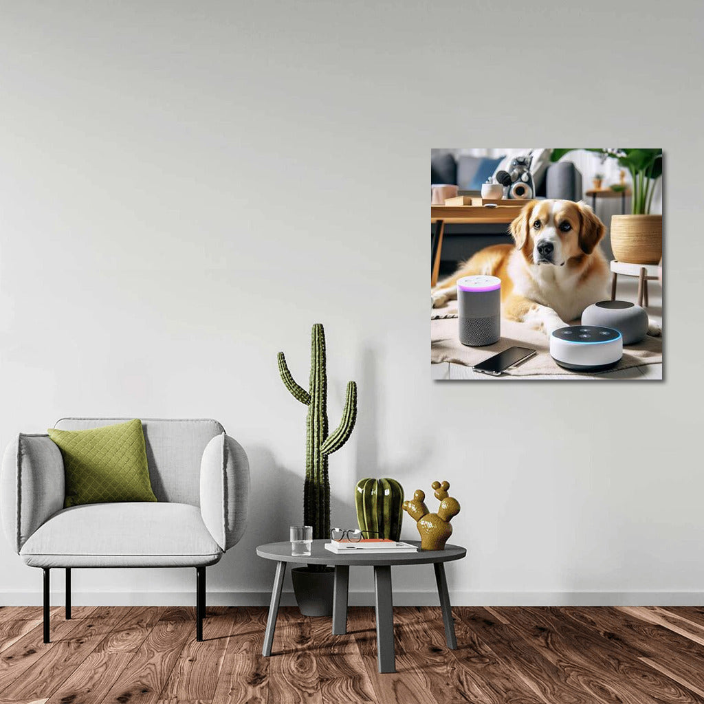 Dog and Gadgets: Cozy Tech House