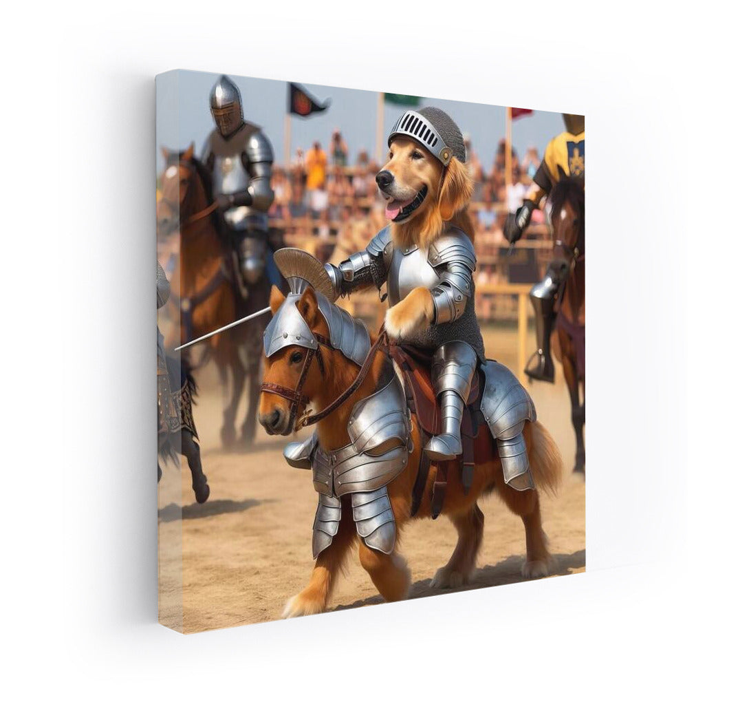 Brave Dog Knight in the Tournament: Medieval Epic