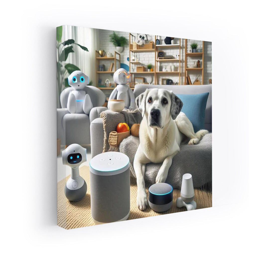Dog and robots in a smart home: Technologies of the future