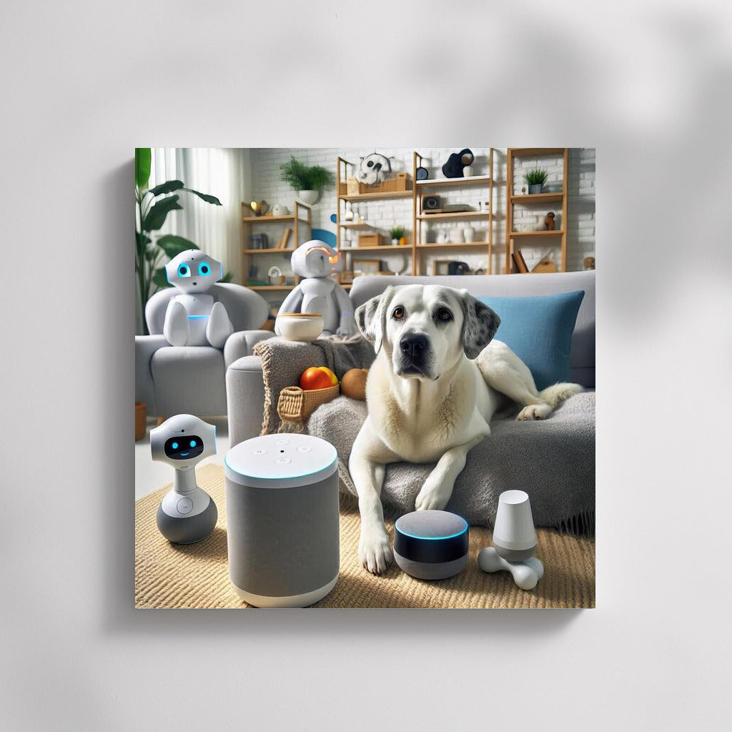 Dog and robots in a smart home: Technologies of the future