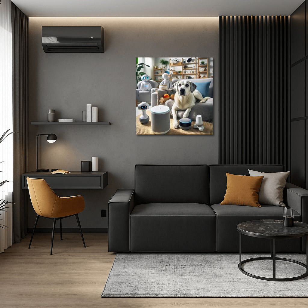 Dog and robots in a smart home: Technologies of the future