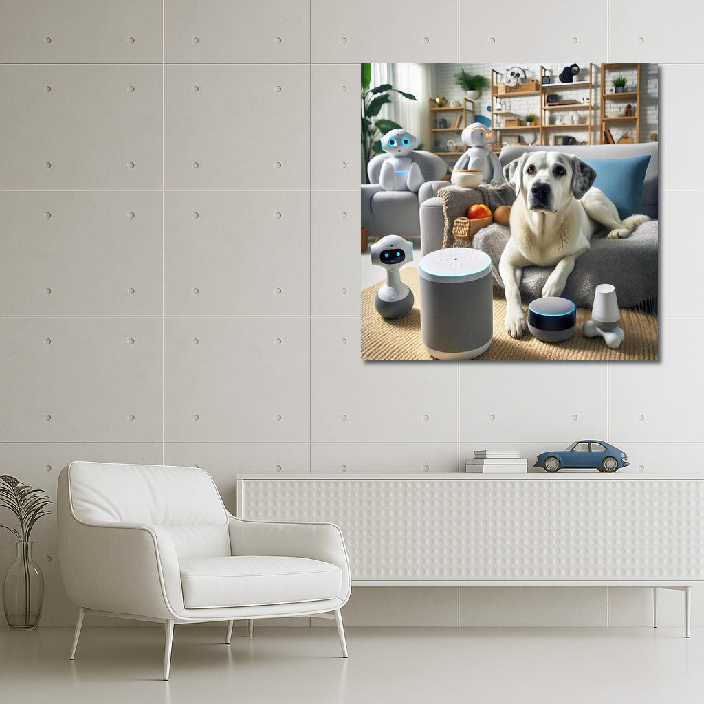 Dog and robots in a smart home: Technologies of the future