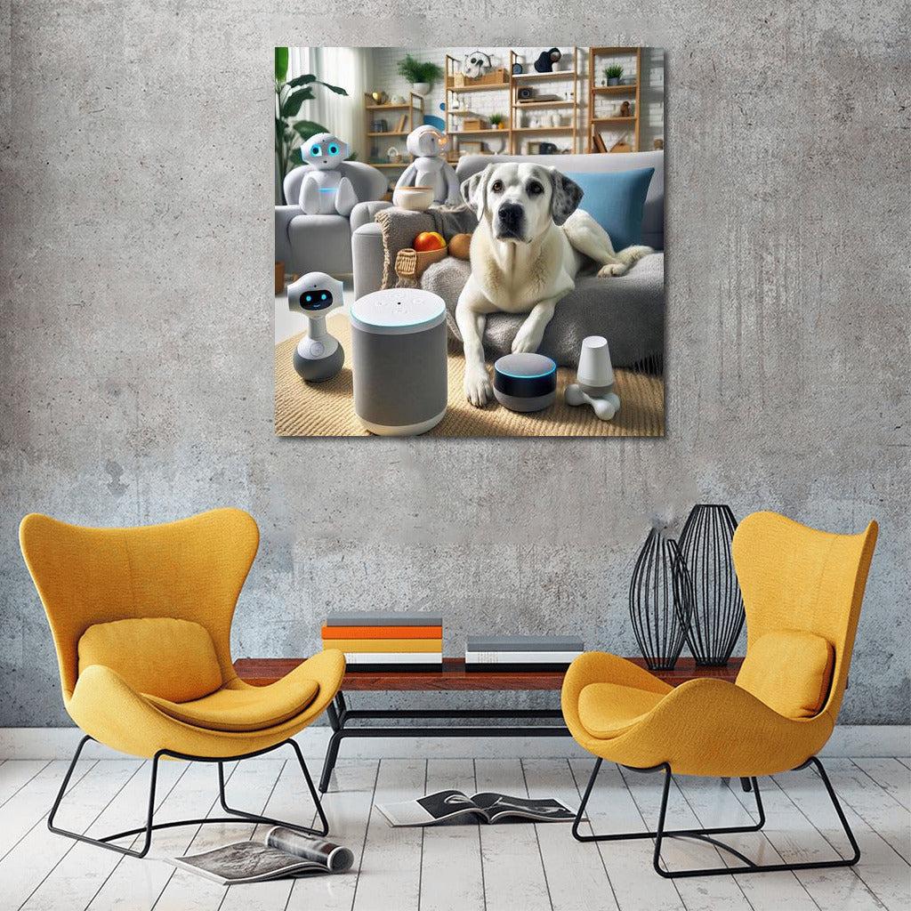 Dog and robots in a smart home: Technologies of the future