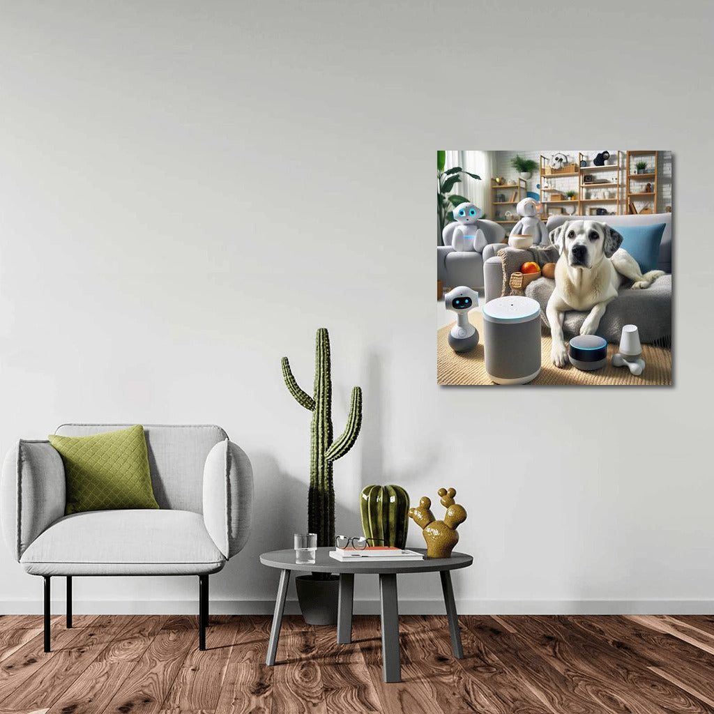 Dog and robots in a smart home: Technologies of the future