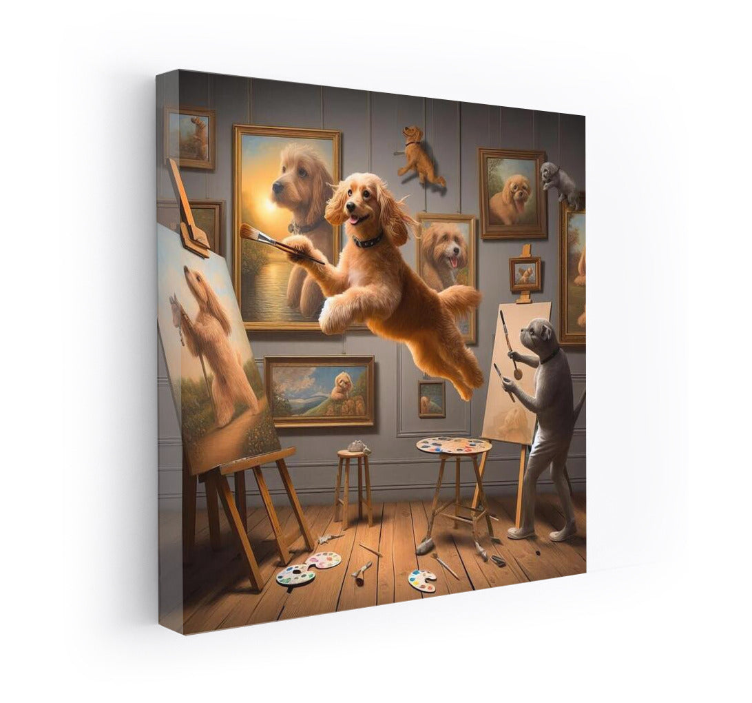 Playful Dog: Jump into the World of Creativity and Joy