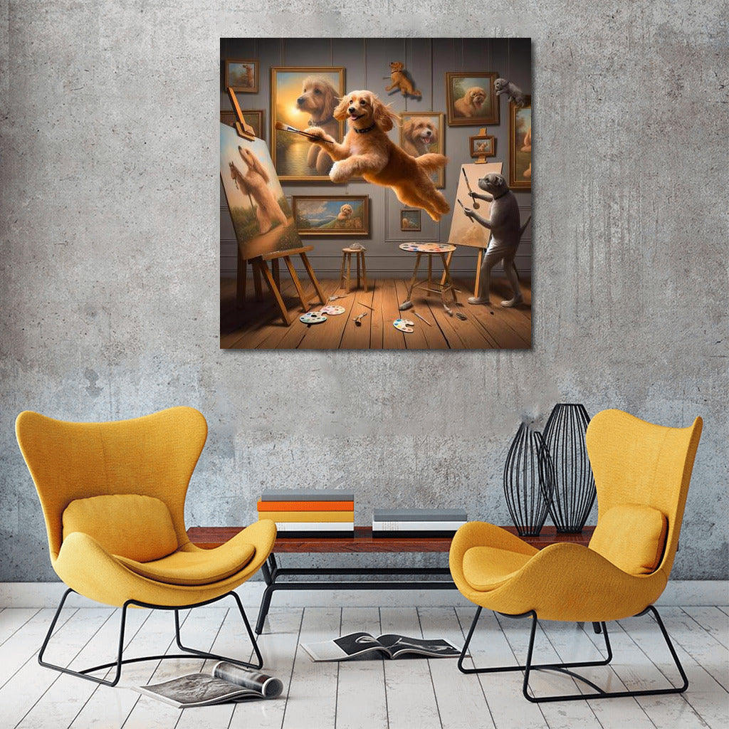 Playful Dog: Jump into the World of Creativity and Joy