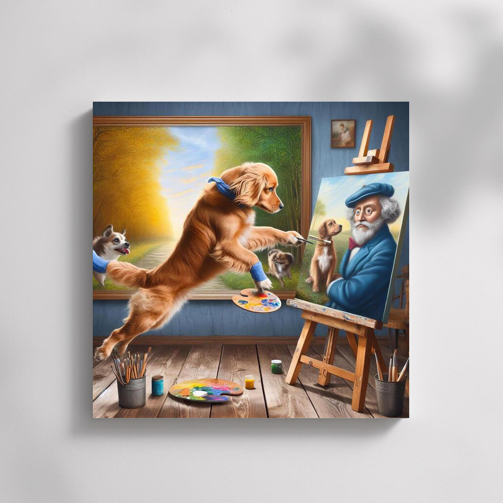 Magic Jumps: The Artist Dog in the World of Masterpieces