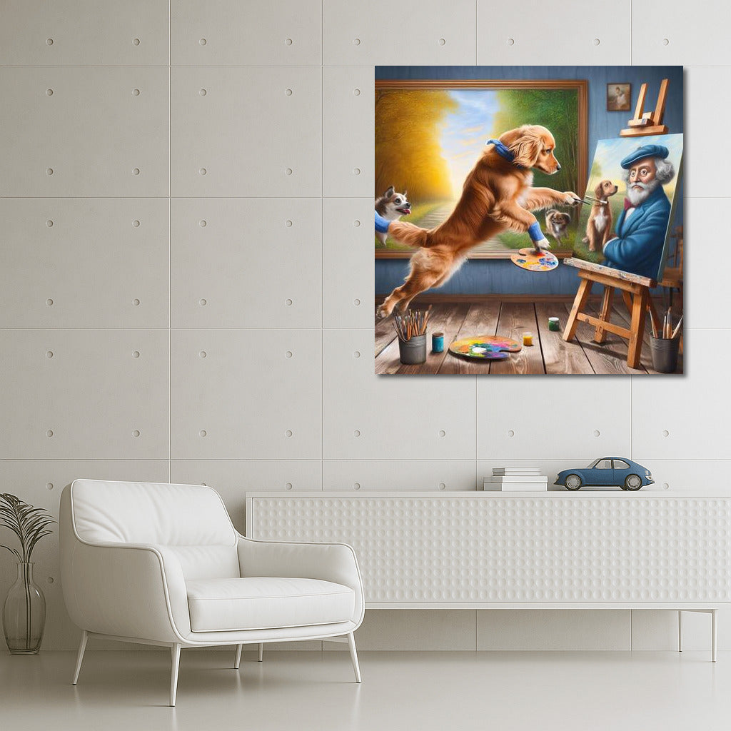 Magic Jumps: The Artist Dog in the World of Masterpieces
