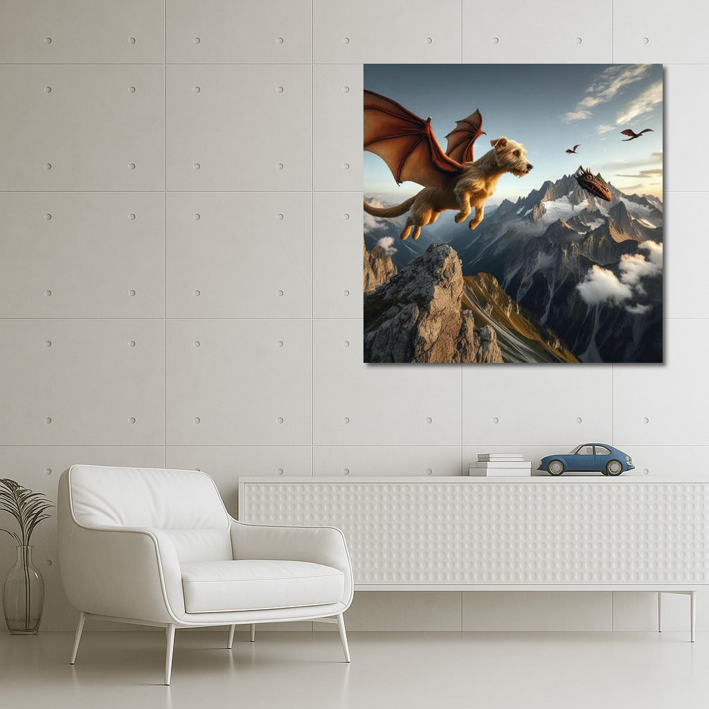 Dragon Dog: Flight Over the Mountain Peaks