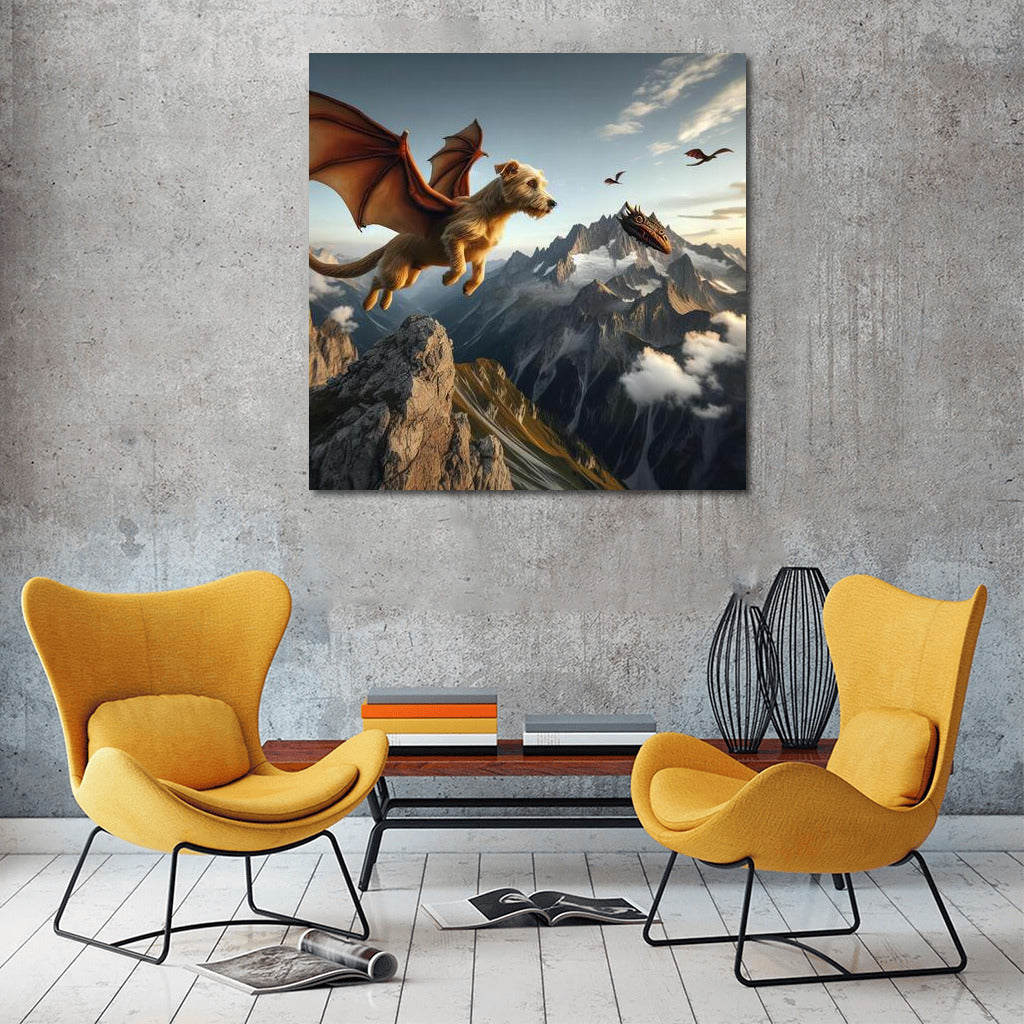 Dragon Dog: Flight Over the Mountain Peaks