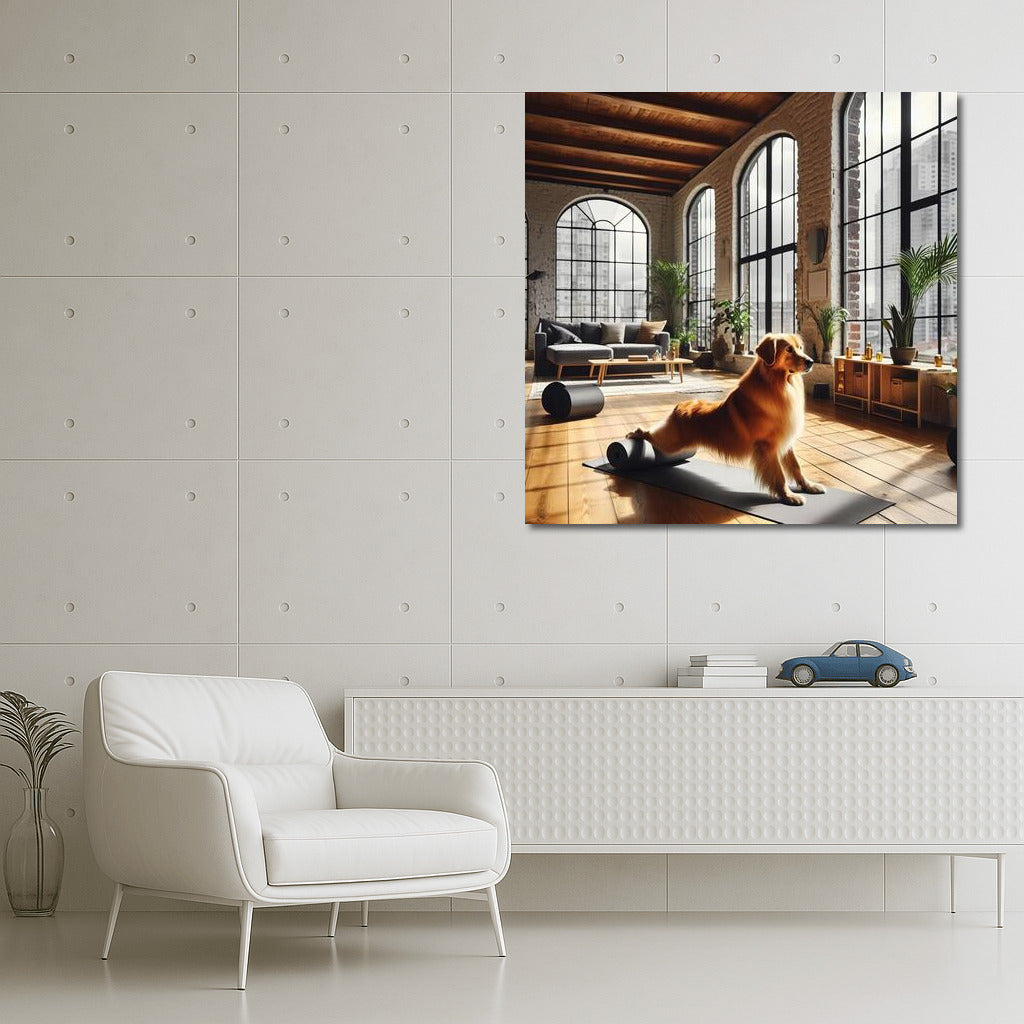Dog Yoga Studio 3: Canine Zen and Peace in Art Space
