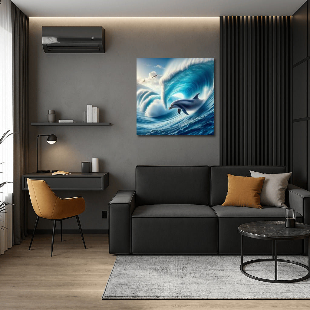 Dolphin on the Crest of a Giant Wave: Dynamics and Freedom