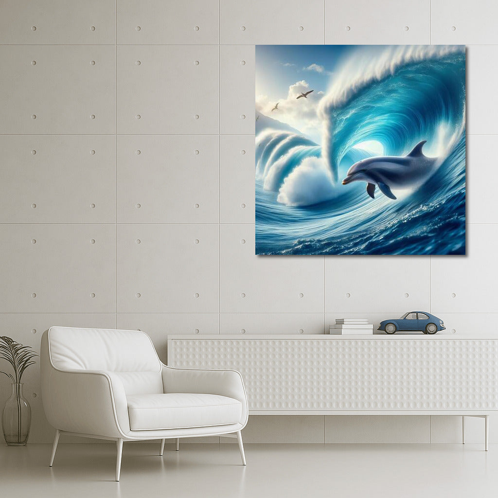 Dolphin on the Crest of a Giant Wave: Dynamics and Freedom