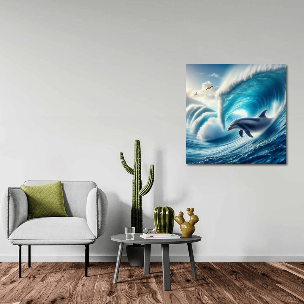 Dolphin on the Crest of a Giant Wave: Dynamics and Freedom