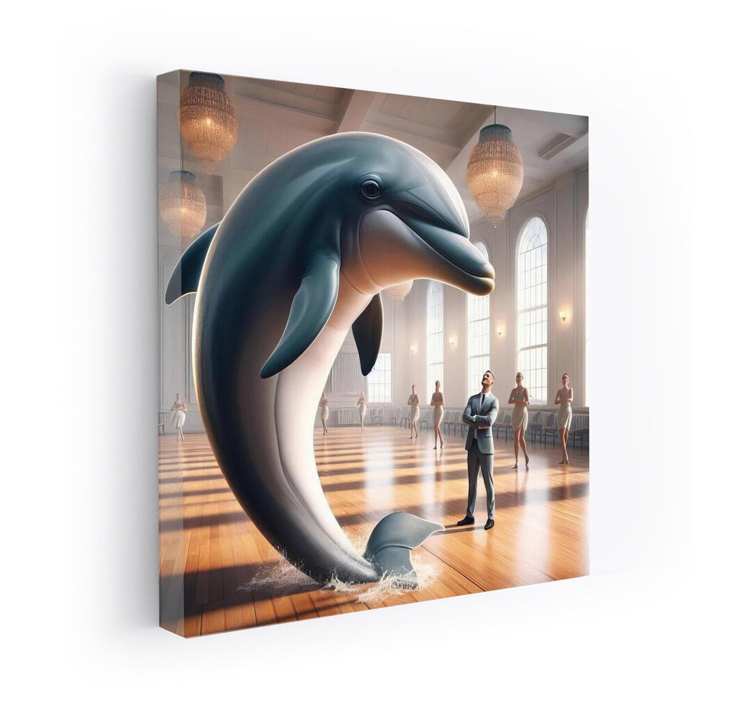 Graceful Dolphin in the Dance Studio: Embodiment of Dreams and Fantasy