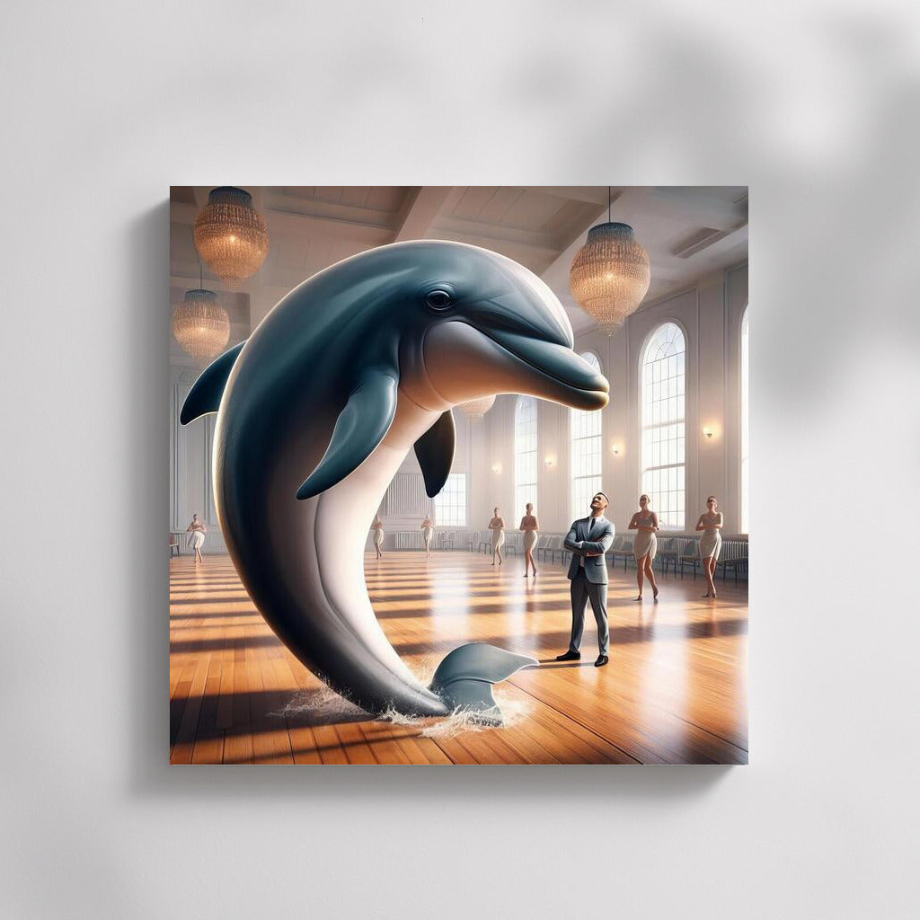 Graceful Dolphin in the Dance Studio: Embodiment of Dreams and Fantasy