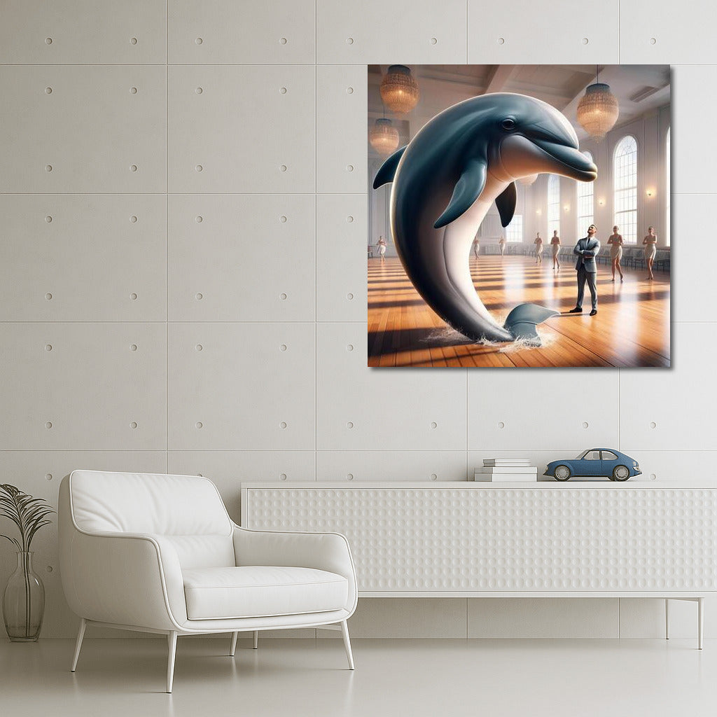 Graceful Dolphin in the Dance Studio: Embodiment of Dreams and Fantasy