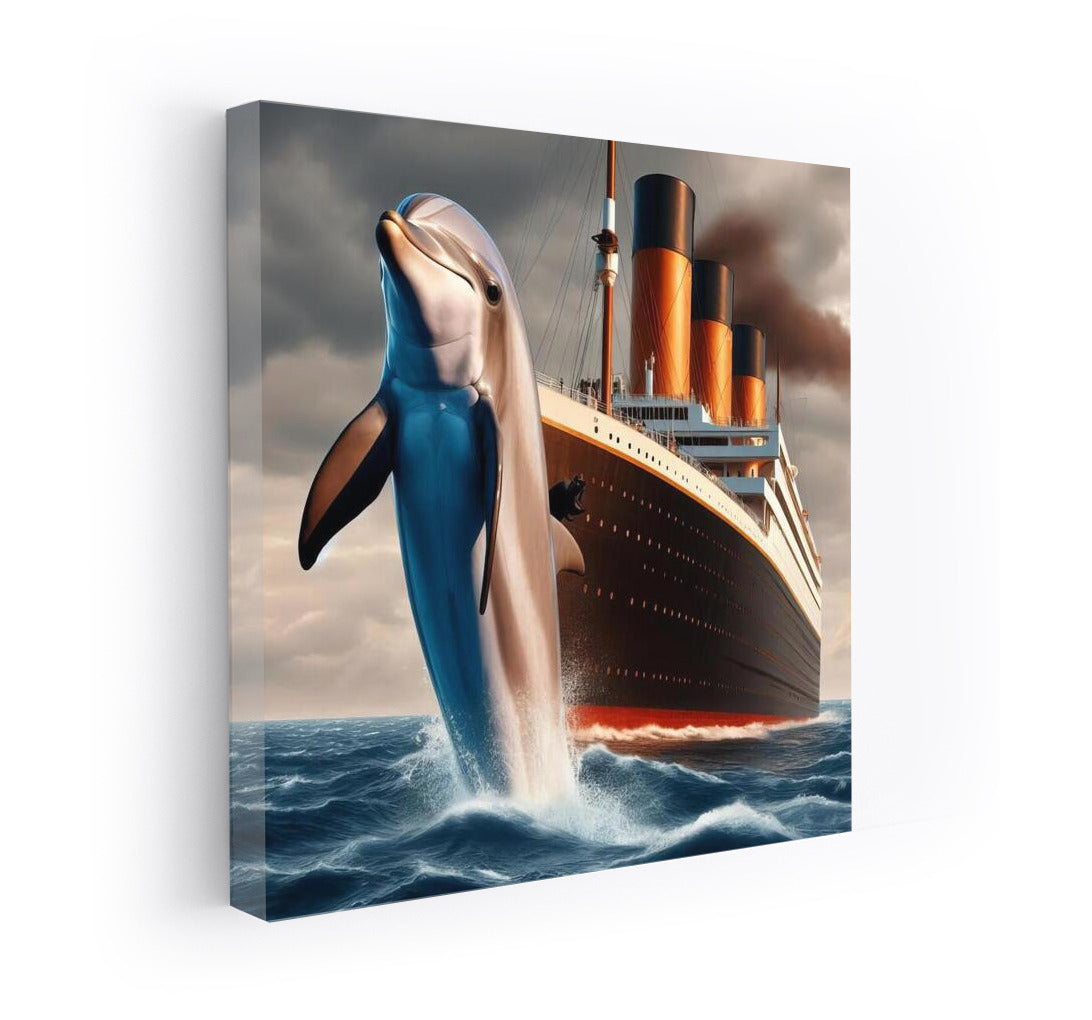Dolphin's Majesty: Titanic-Style Freedom