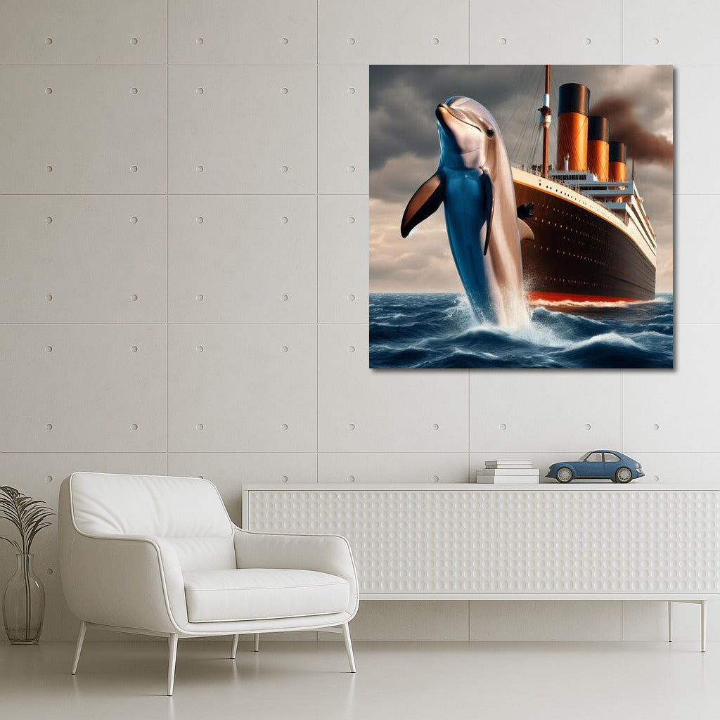 Dolphin's Majesty: Titanic-Style Freedom