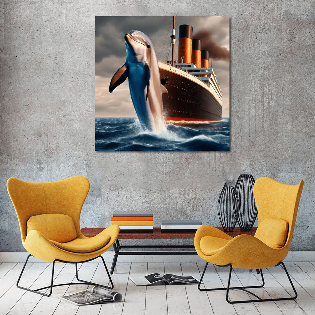Dolphin's Majesty: Titanic-Style Freedom