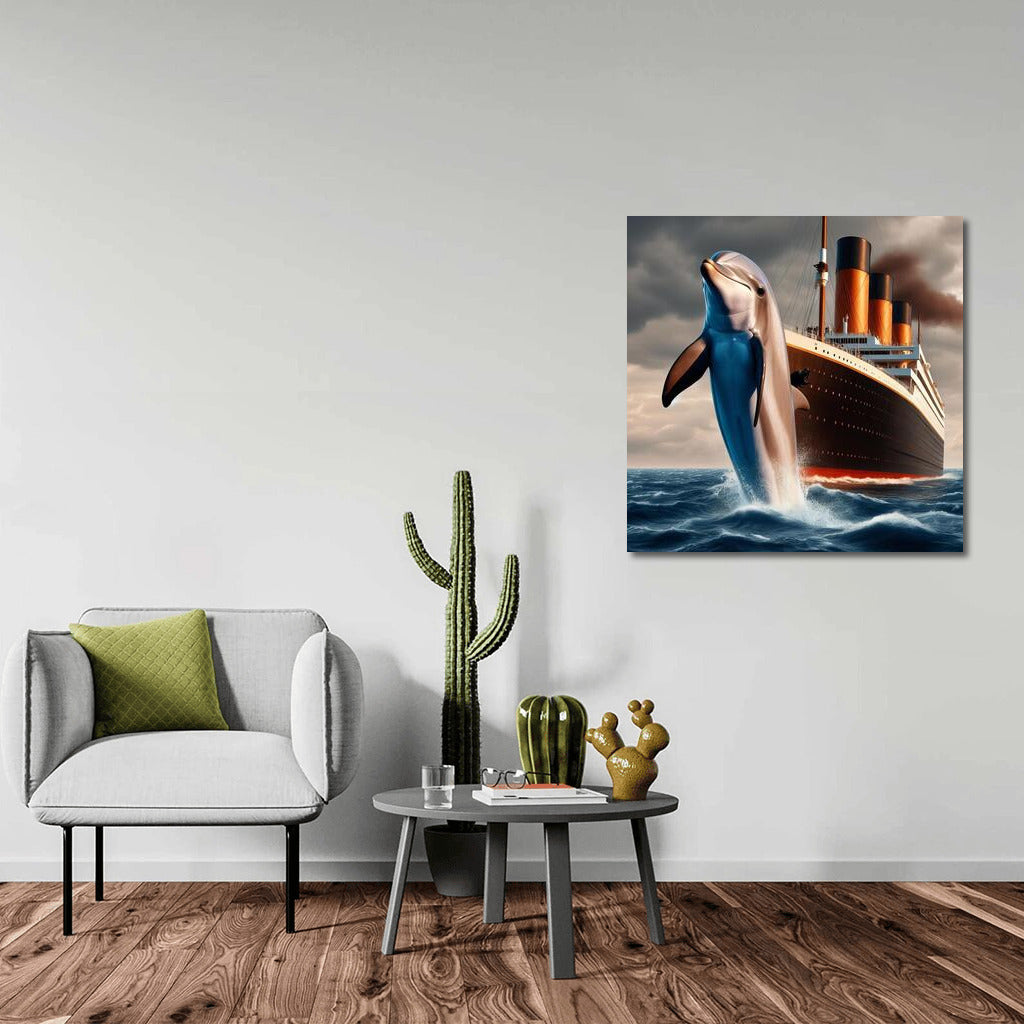 Dolphin's Majesty: Titanic-Style Freedom