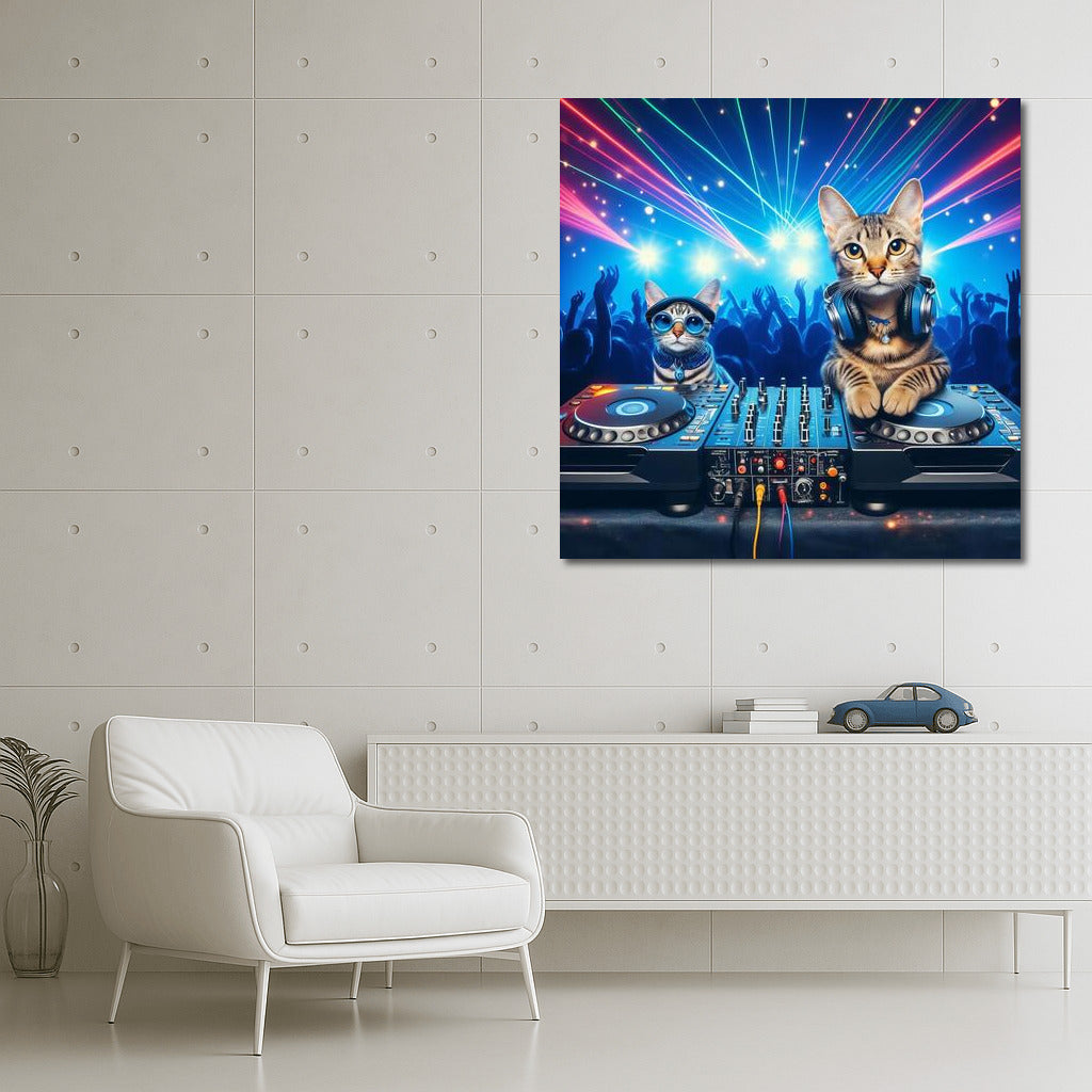 Egyptian Mau DJ: Cat Party in Full Swing