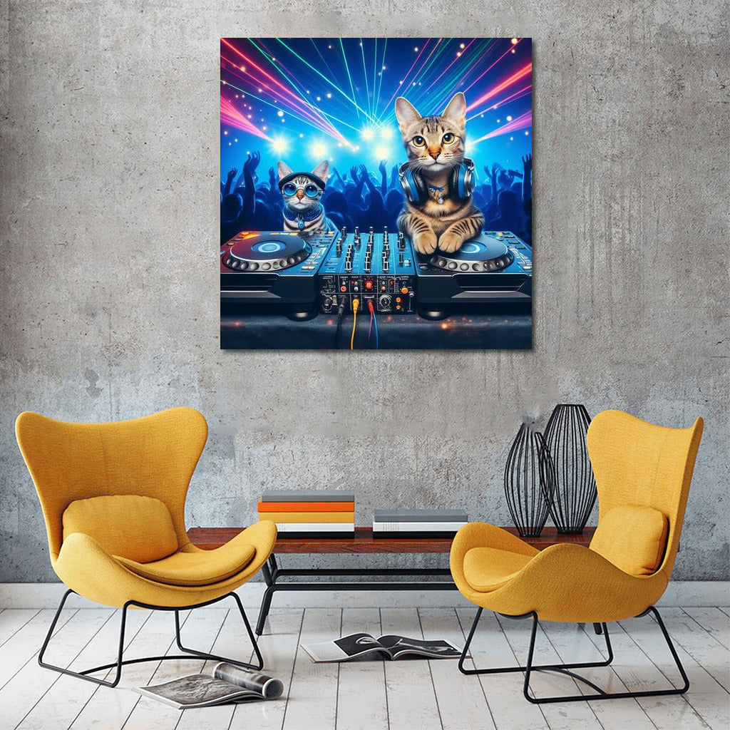 Egyptian Mau DJ: Cat Party in Full Swing
