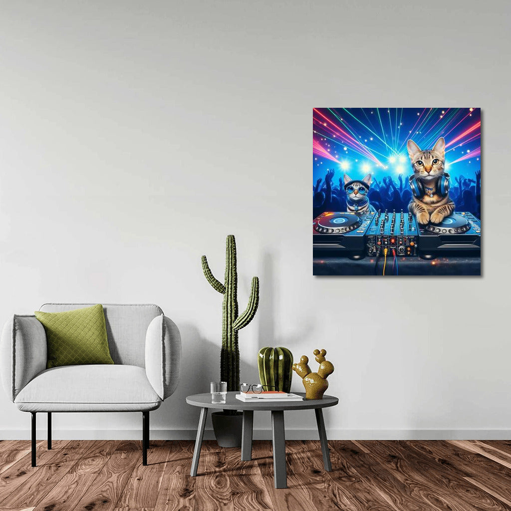 Egyptian Mau DJ: Cat Party in Full Swing