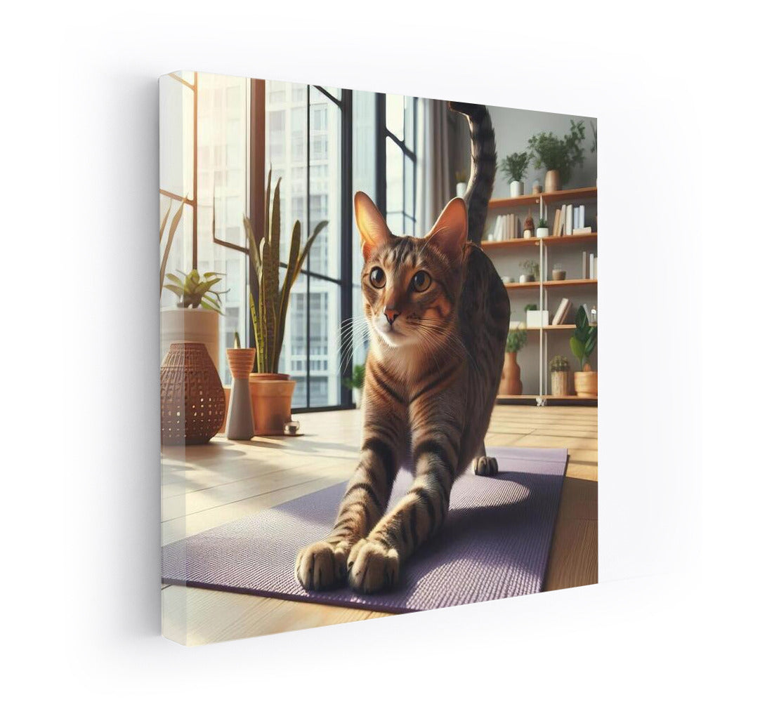 Yoga with Egyptian Mau: Harmony and Balance in the Interior