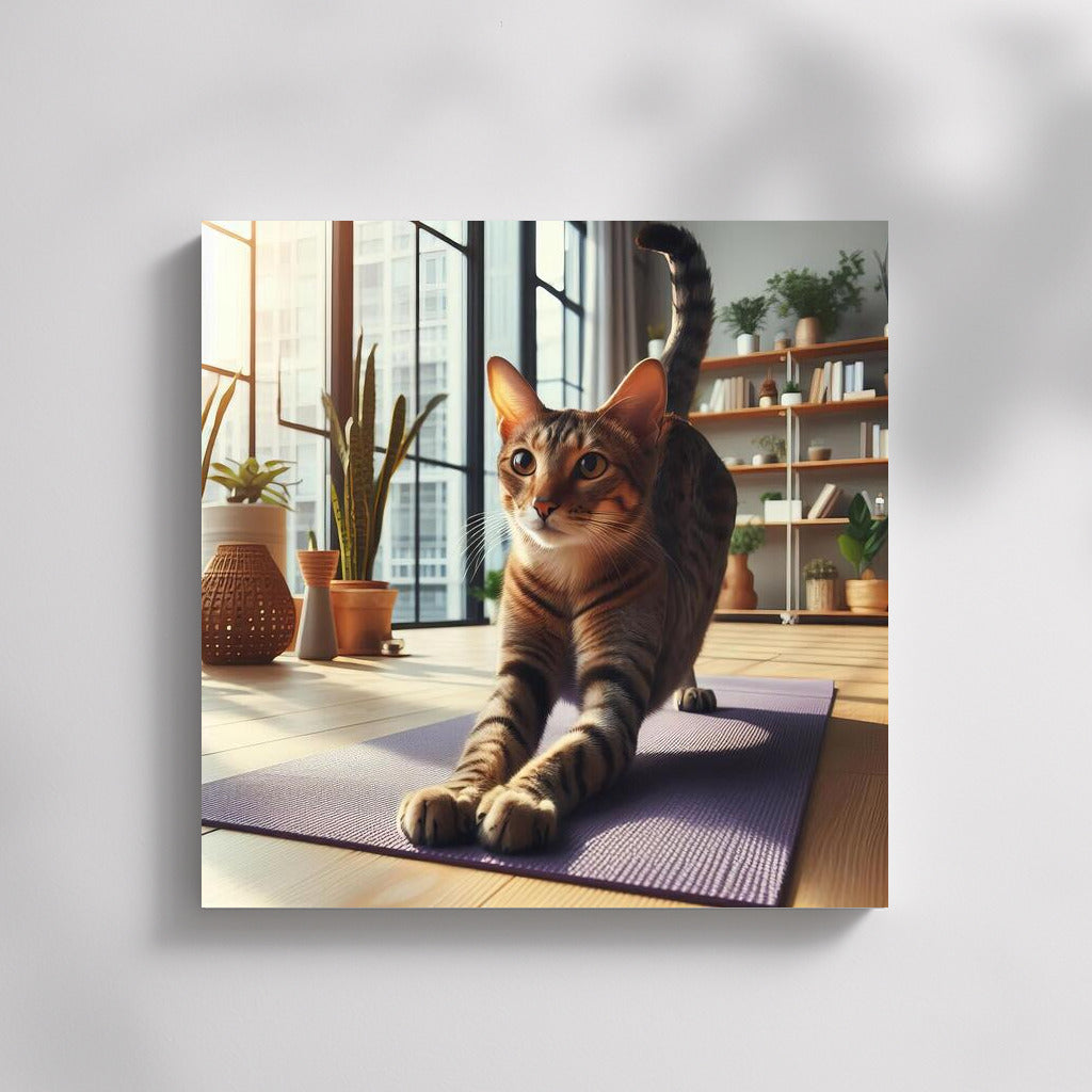 Yoga with Egyptian Mau: Harmony and Balance in the Interior