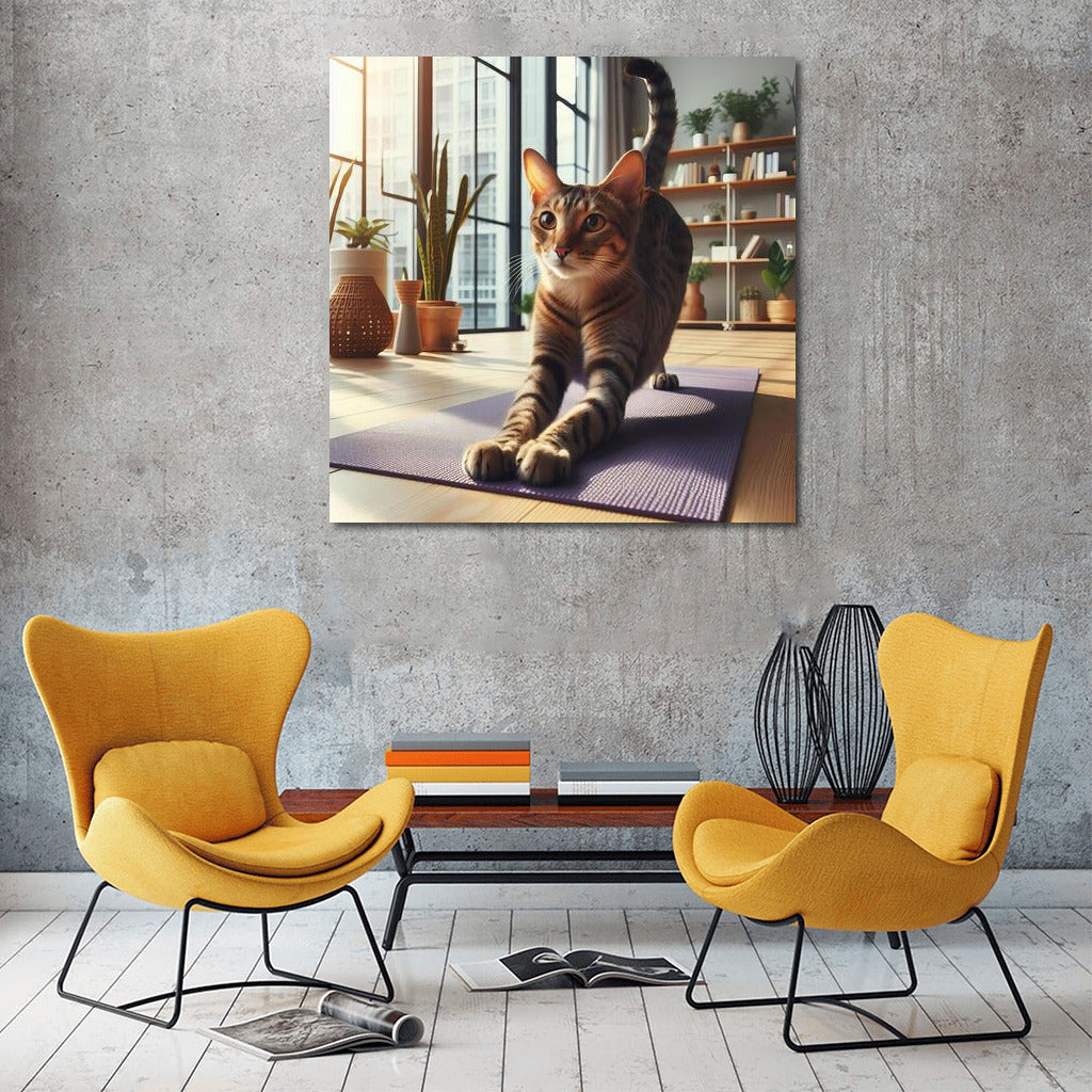 Yoga with Egyptian Mau: Harmony and Balance in the Interior