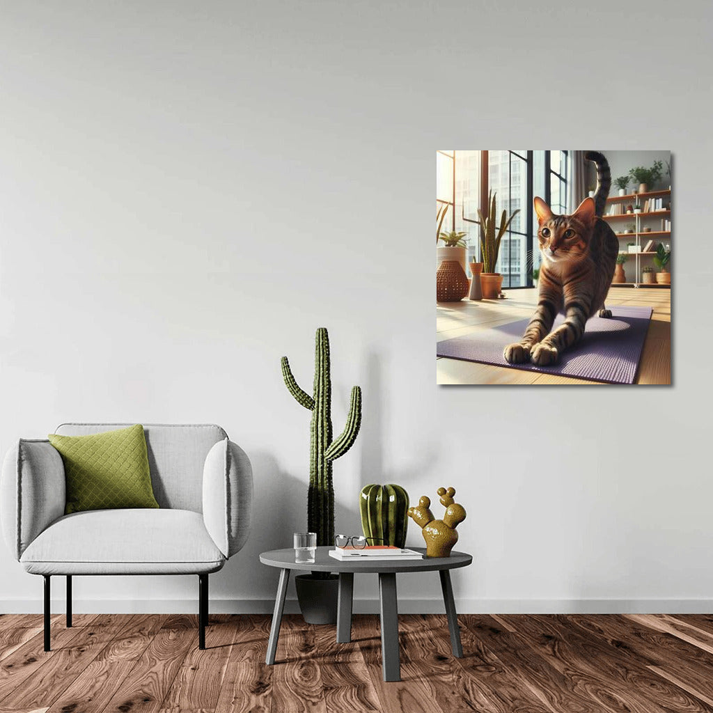 Yoga with Egyptian Mau: Harmony and Balance in the Interior