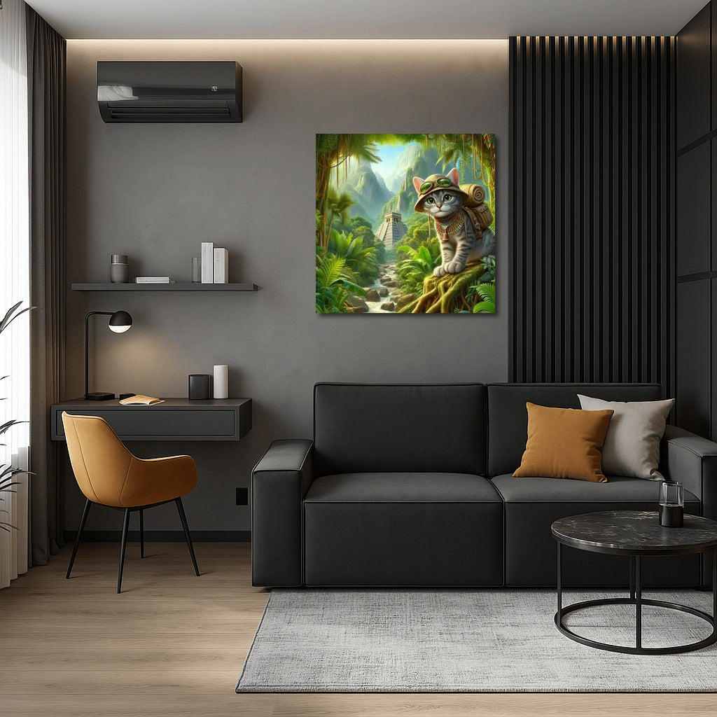 Egyptian Mau: Jungle Explorer - Canvas Adventure