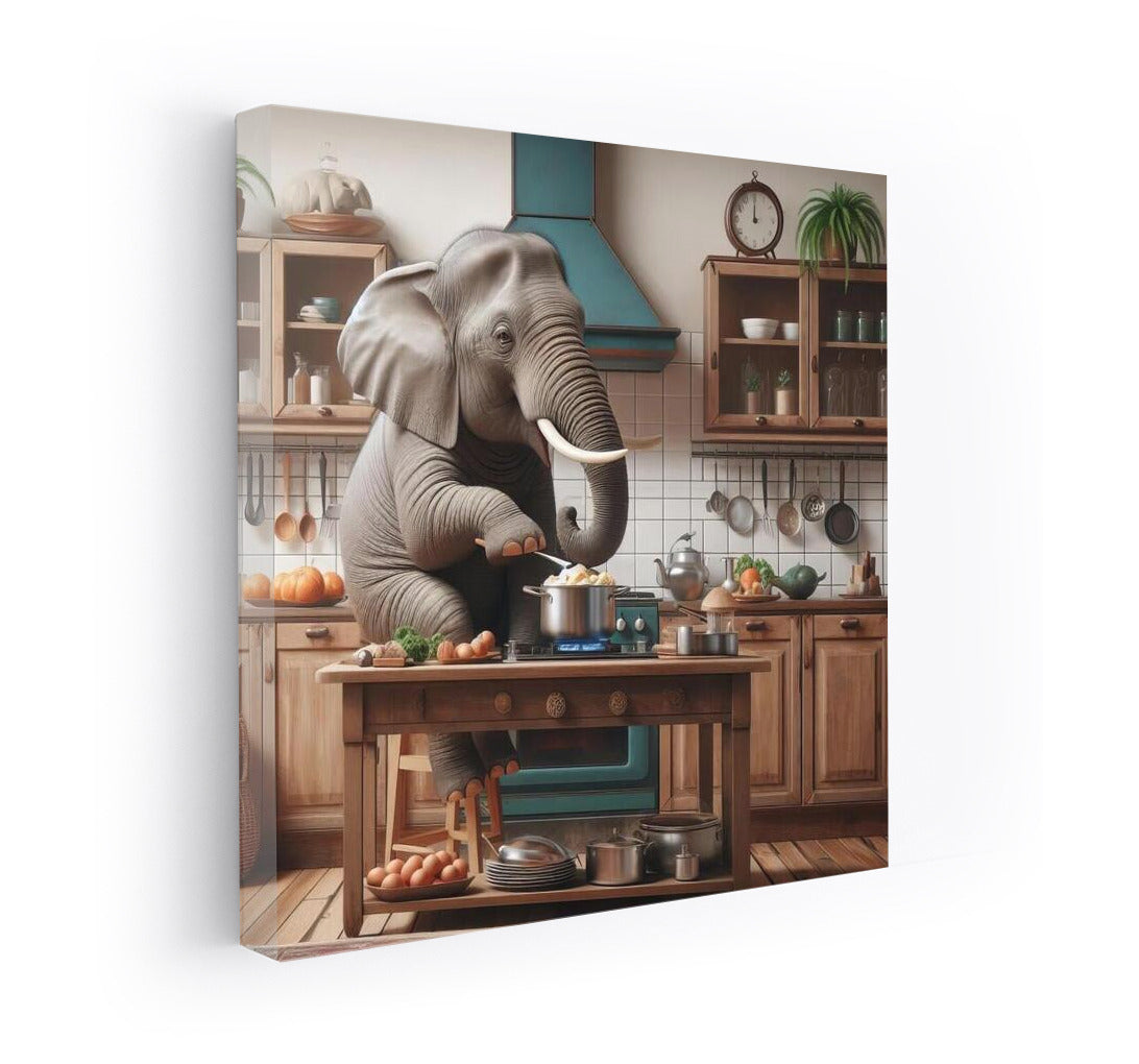 Elephant Chef in the Kitchen: Dinner with a Smile