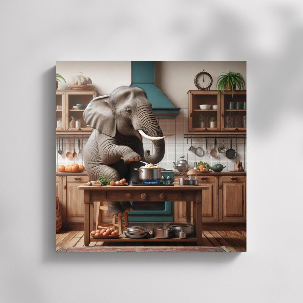 Elephant Chef in the Kitchen: Dinner with a Smile