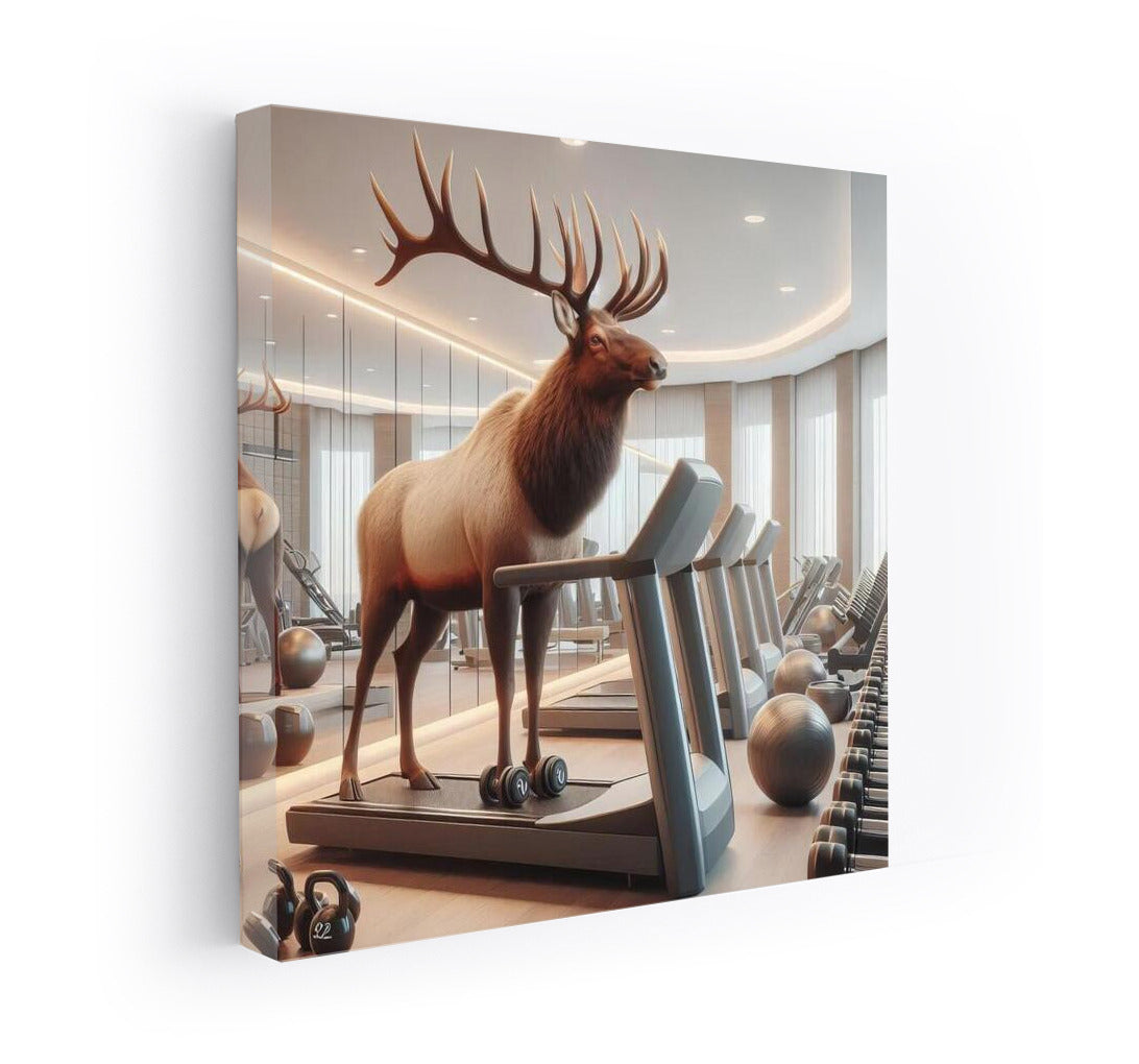 Elk in the Hall: Fitness and Humor for Your Walls