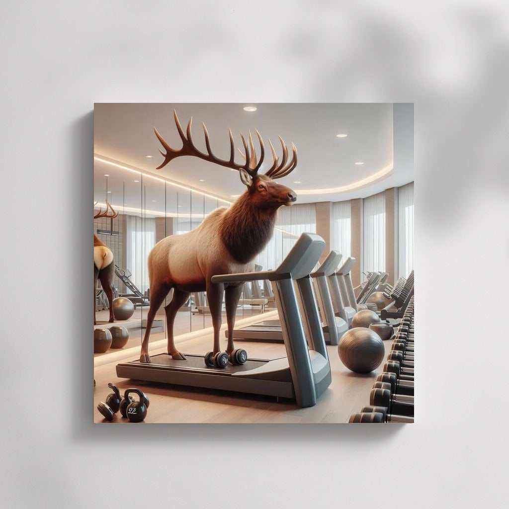 Elk in the Hall: Fitness and Humor for Your Walls