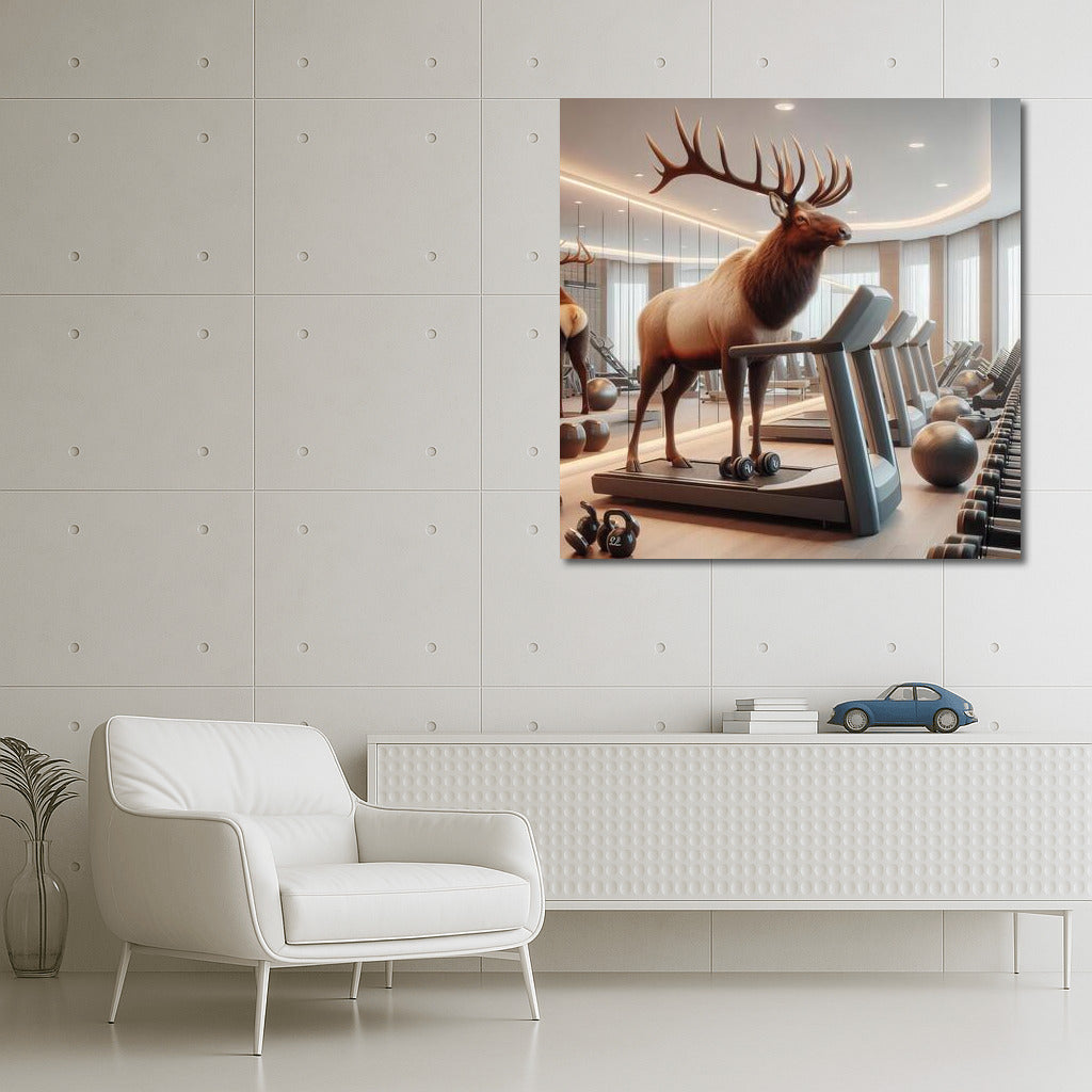Elk in the Hall: Fitness and Humor for Your Walls