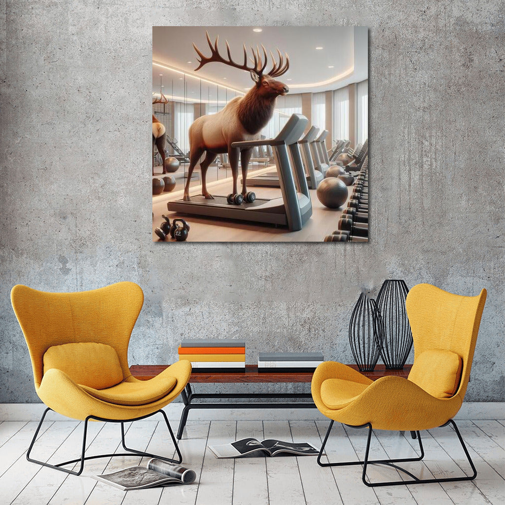 Elk in the Hall: Fitness and Humor for Your Walls