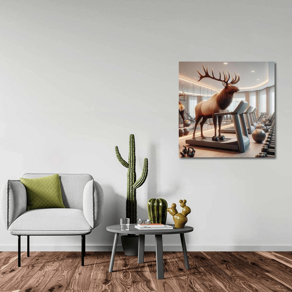 Elk in the Hall: Fitness and Humor for Your Walls