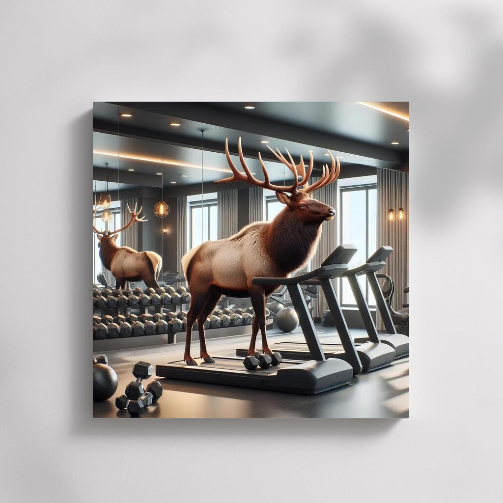 Moose in the Hall: Fitness Energy for Your Walls