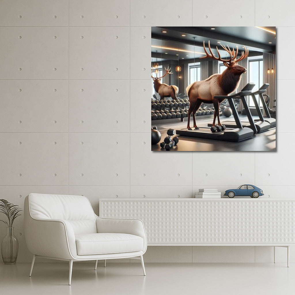 Moose in the Hall: Fitness Energy for Your Walls