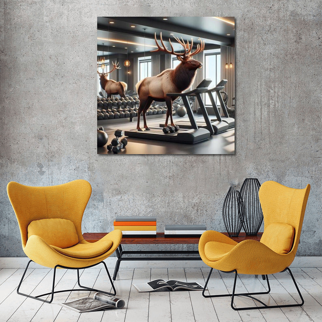 Moose in the Hall: Fitness Energy for Your Walls