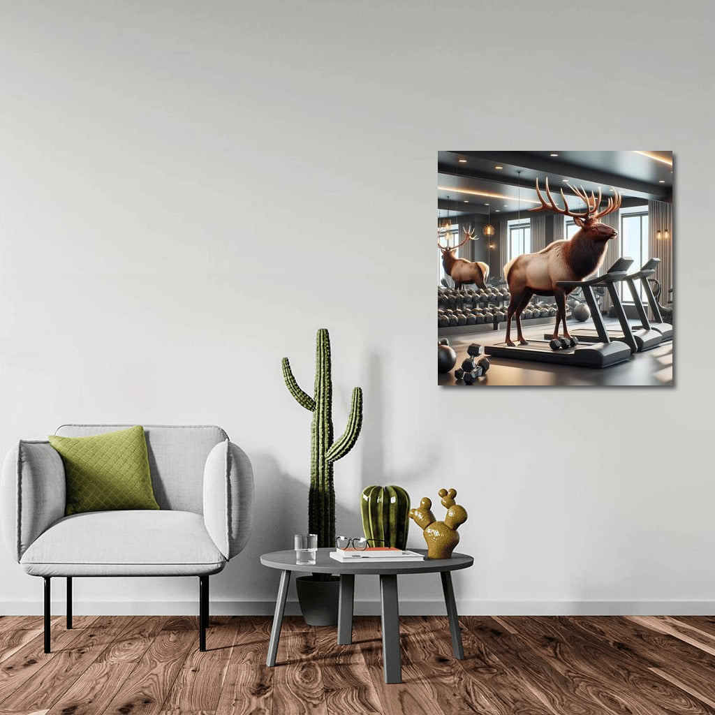 Moose in the Hall: Fitness Energy for Your Walls