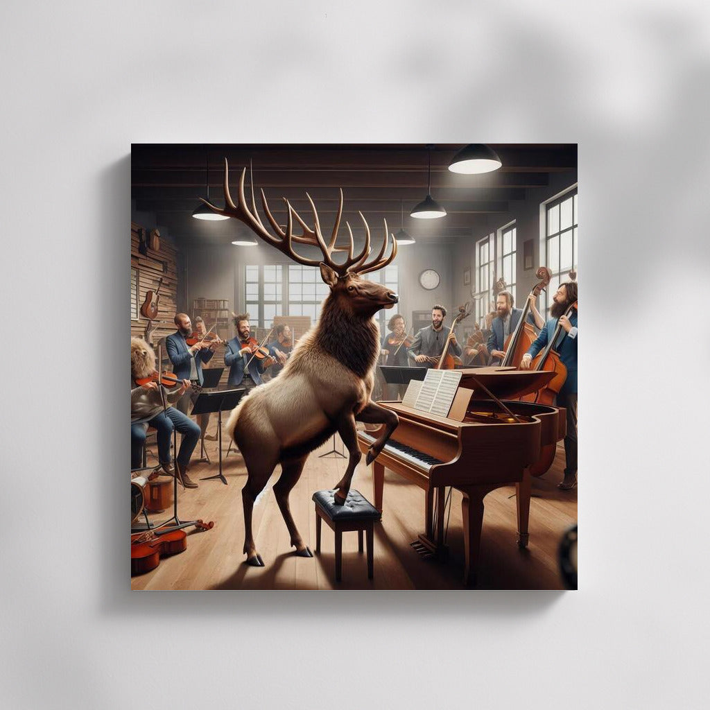 Moose's Musical Symphony in the Studio: The Magic of Nature and Music