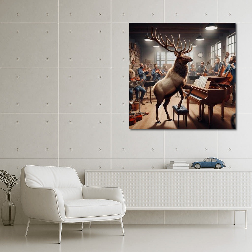 Moose's Musical Symphony in the Studio: The Magic of Nature and Music