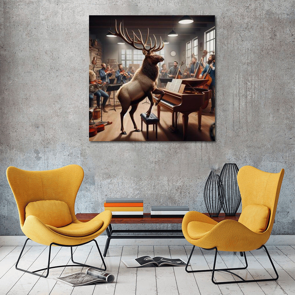 Moose's Musical Symphony in the Studio: The Magic of Nature and Music