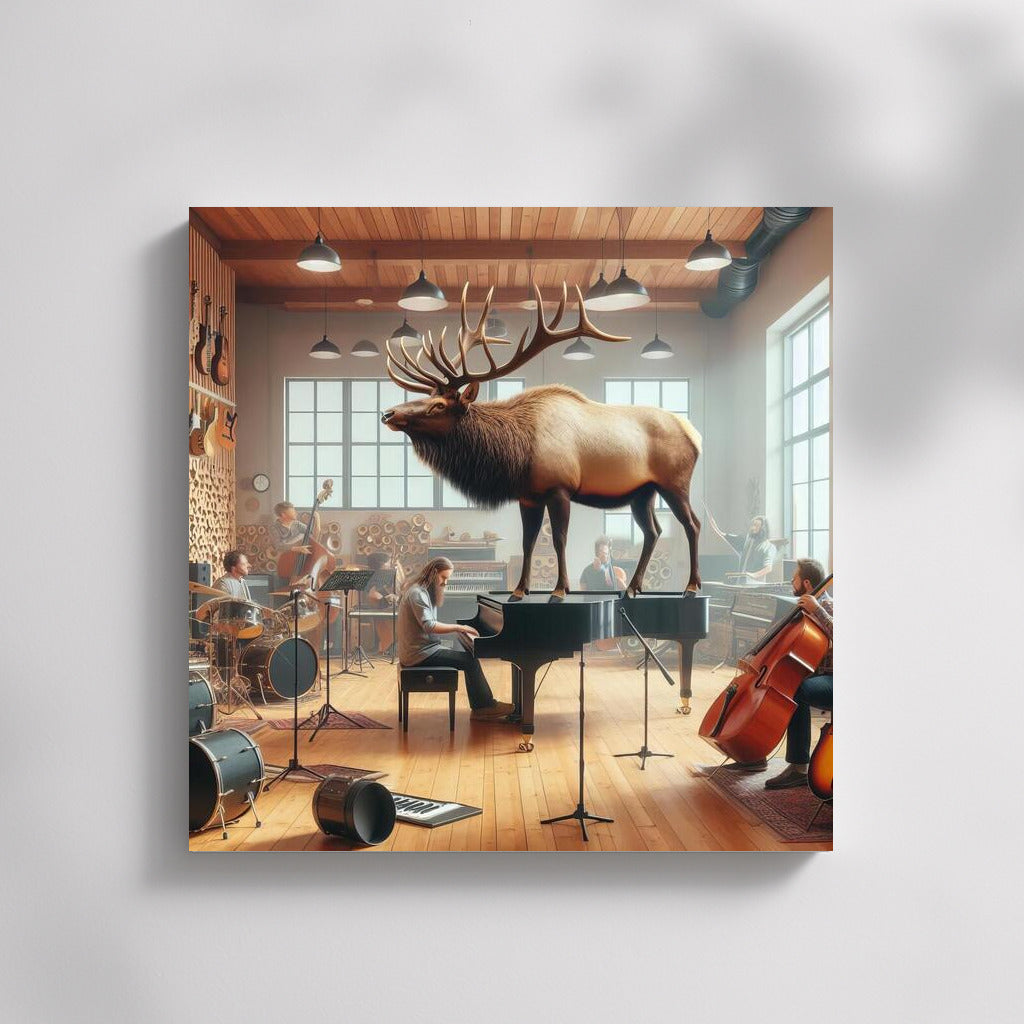 Moose in the Music Studio: Wild Rhythm for the Interior