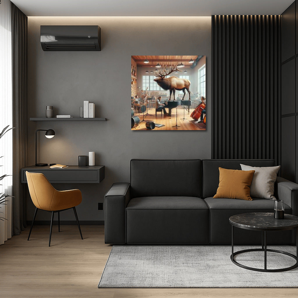 Moose in the Music Studio: Wild Rhythm for the Interior
